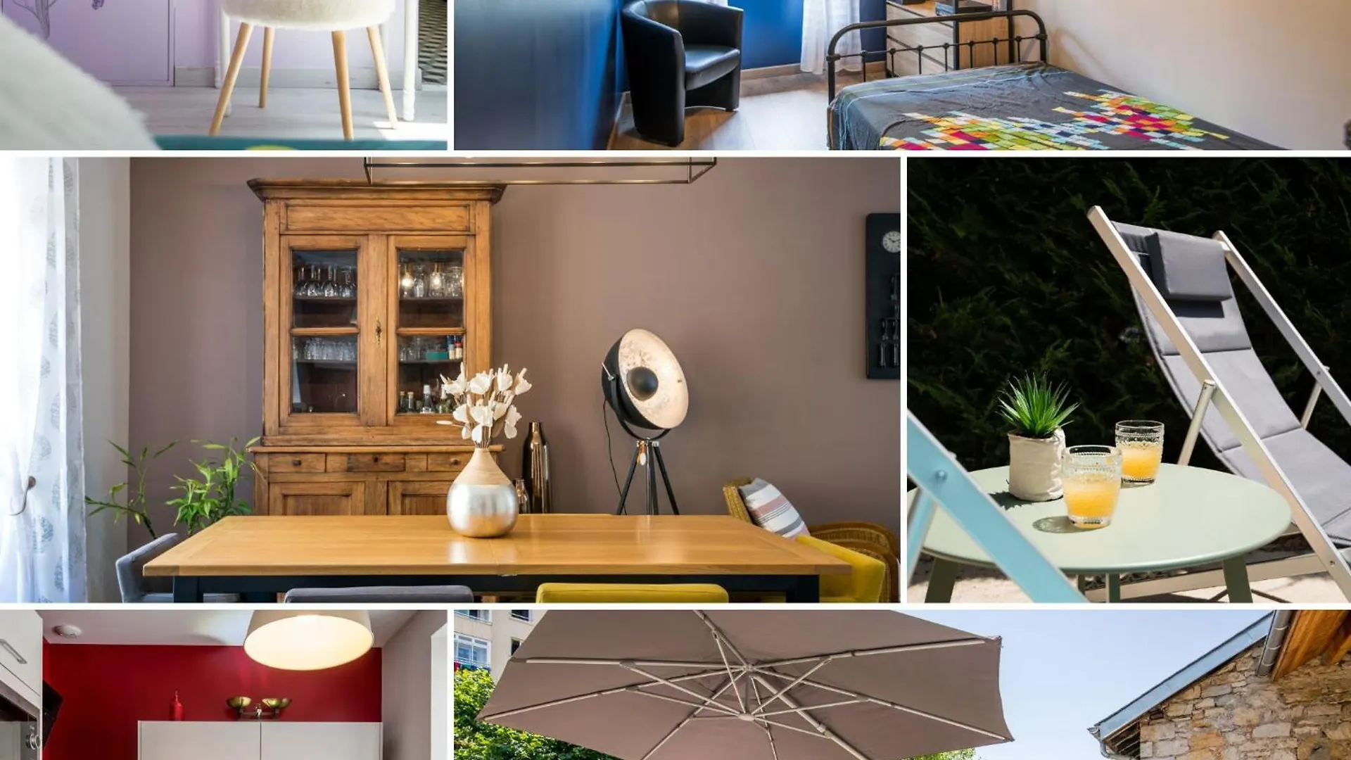 Hébergement de vacances La Ruthenoise - Elegance, Clim, Parking & Jardin